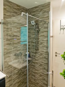 Nahaufnahme Dusche